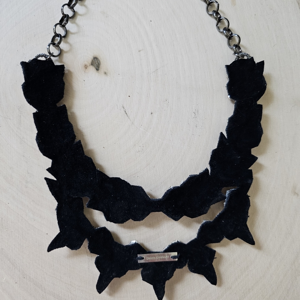 Deepa Gurnani Rhinestone Necklace - Picture 6 of 9